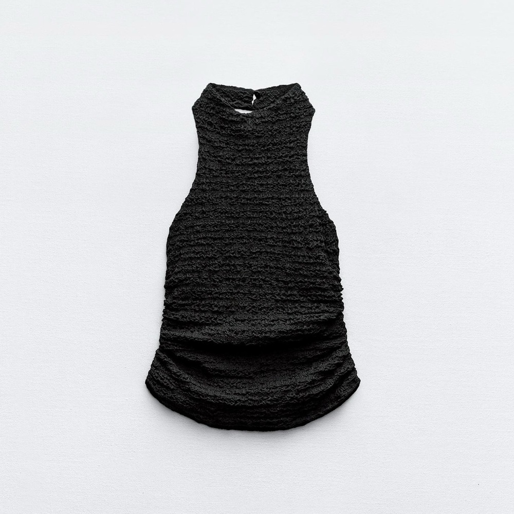 New Zara black halter top size small NEVER WORN